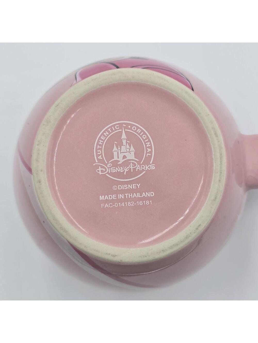 Disney Parks Minnie Mouse Pink Coffee Mug Walt Disney World Ceramic Cup - Picture 5 of 5